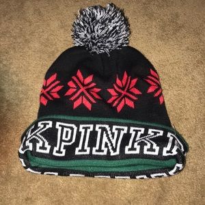 Christmas PINK beanie!